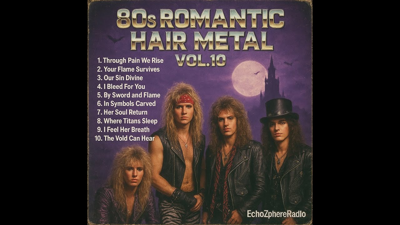 80s Romantic Hair Metal Vol.10 – Power Ballads That Speaks to Your Soul
