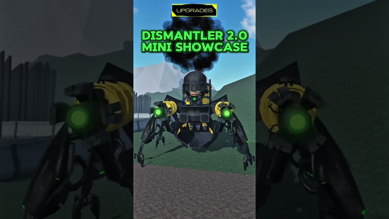 Dismantler 2.0 Mini Showcase! | #shorts #skibiditoilet #astrotoilet #skibidi #roblox #fyp #srv #uttm