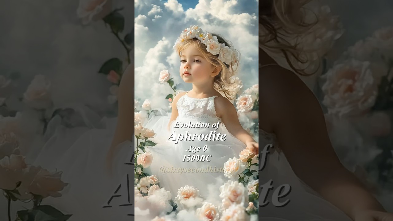 Evolution of Aphrodite #evolution #historytok #aphrodite #greakmythology #ancientgreece #greekgods