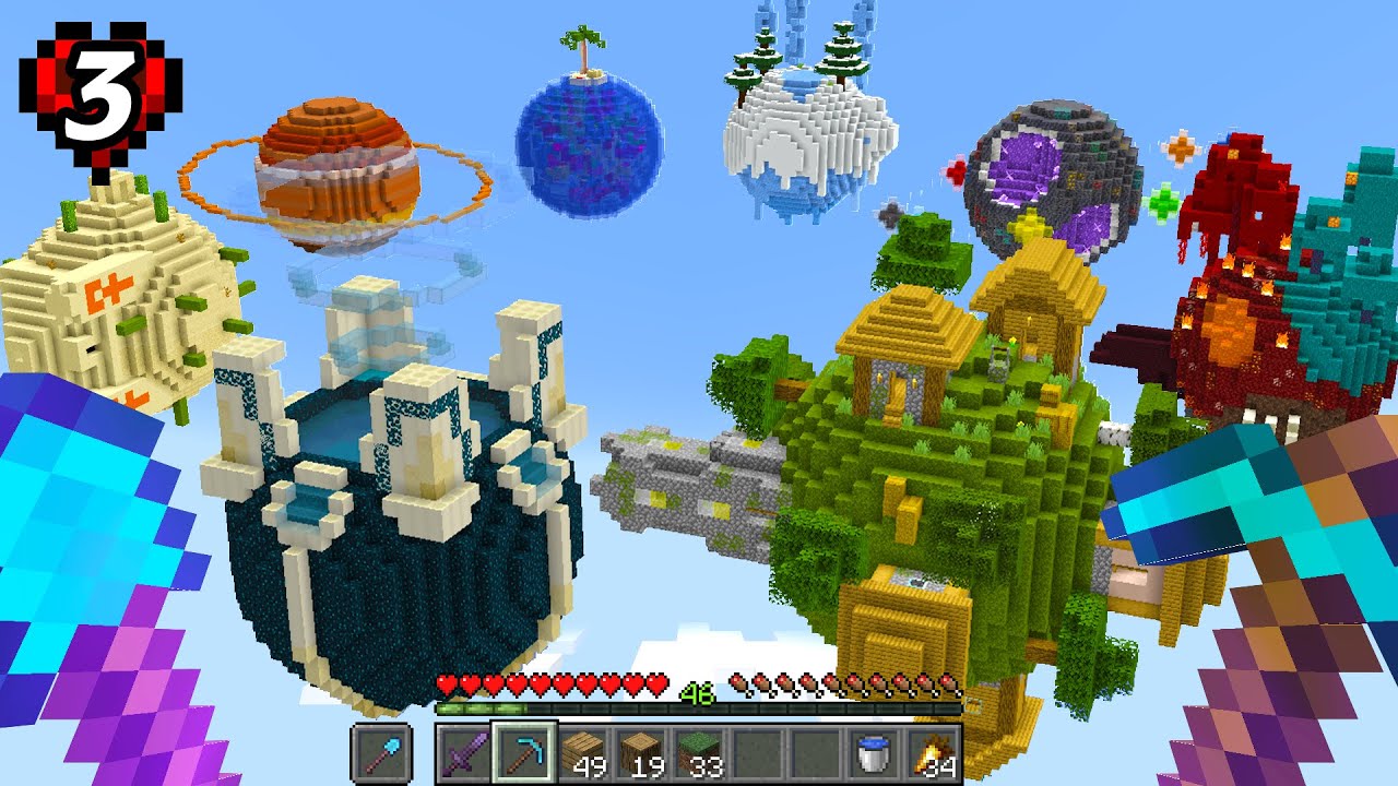 Я построил ВСЕ планеты в хардкорном Minecraft