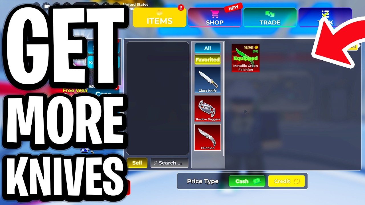 How to Get More Knives in Sniper Arena Roblox - Full Guide