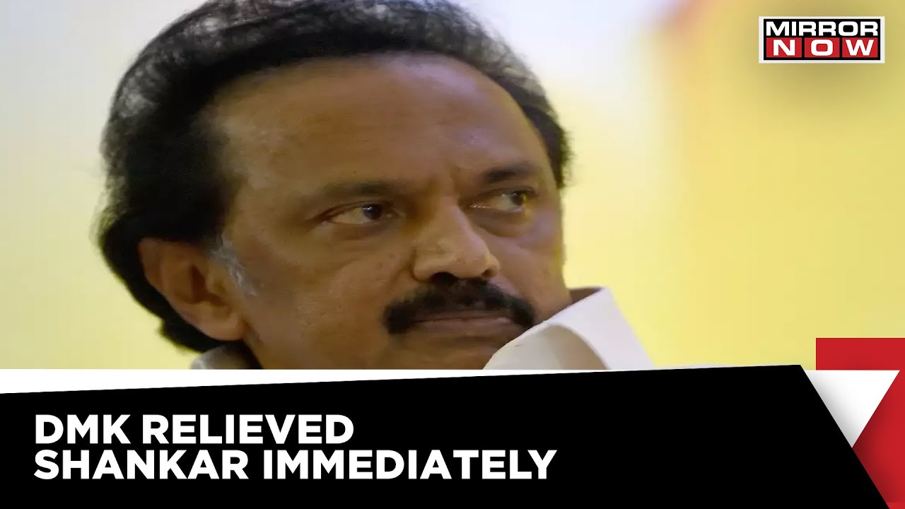 DMK Sacks MLA Shankar From Party Post; Shankar Beat Up An Engineer Over Contract Dispute