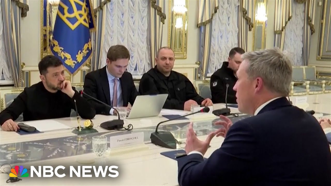 U.S. officials meet with Russian delegation after Ukrainians amend drafted peace deal