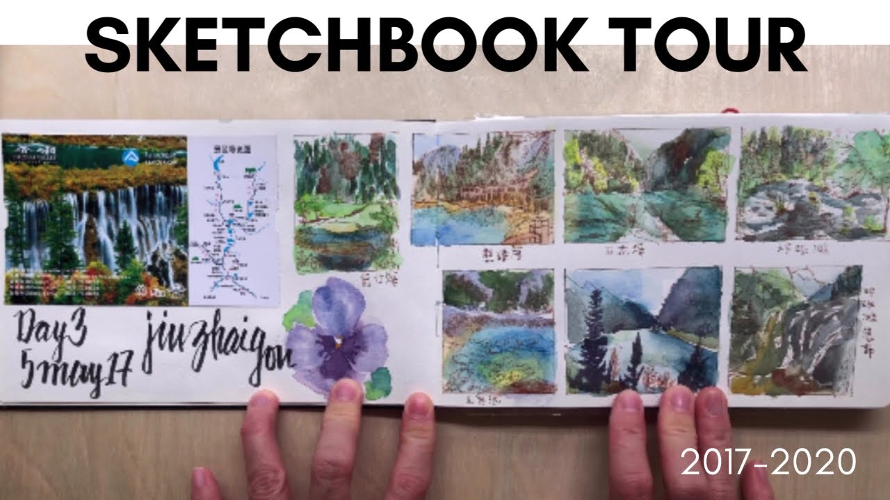 Travel sketchbook tour *2017-2020*