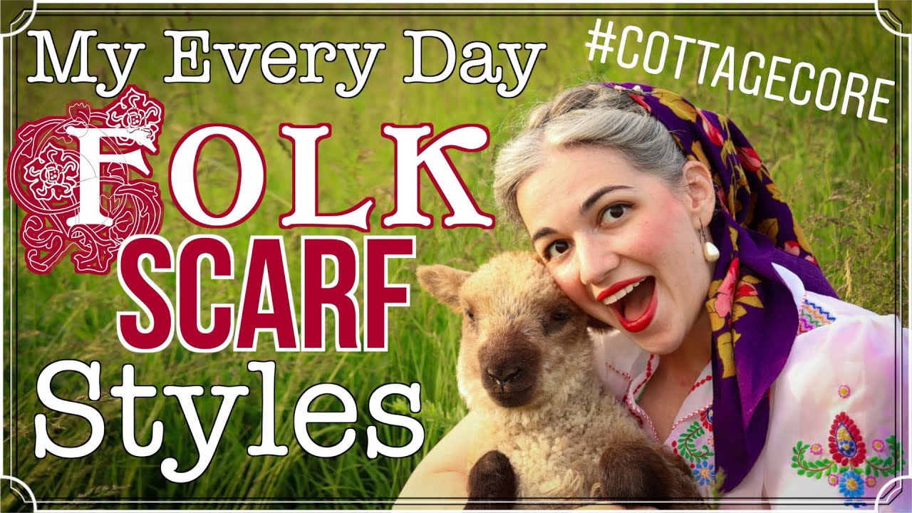 Why You should wear Folk Scarves ☞ Aesthetic and Practical Reasons + How to Wear them