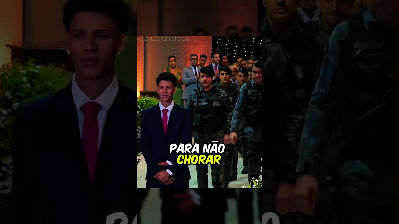 Uma homenagem que ele sentiu no cora&ccedil;&atilde;o ❤️👉Caruarunoface #formatura  #homenagem  #militar