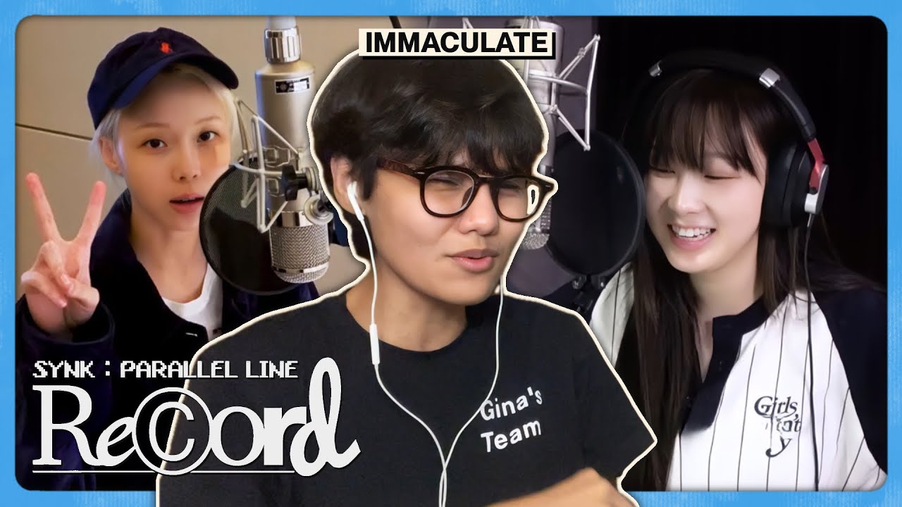 I FELL IN LOVE ONCE AGAIN 😍😦 aespa GISELLE 'Dopamine' + WINTER 'Spark' Recording Behind REACTION