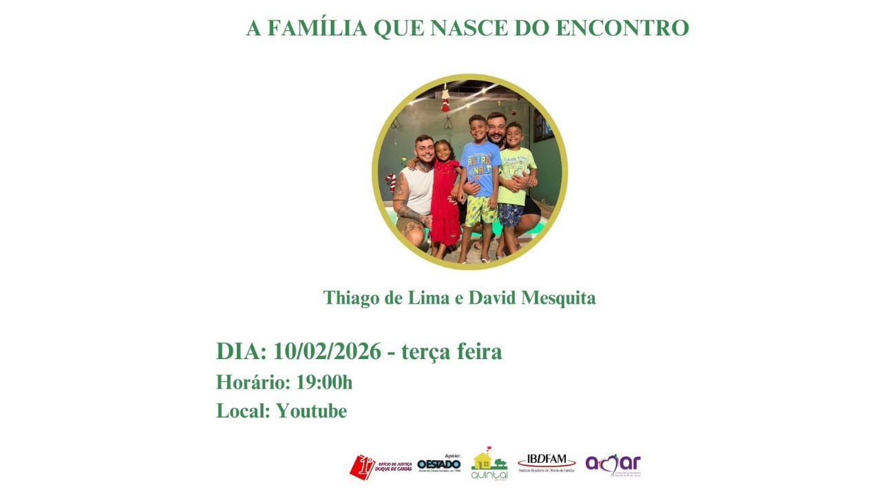 A FAMÍLIA QUE NASCE DO ENCONTRO