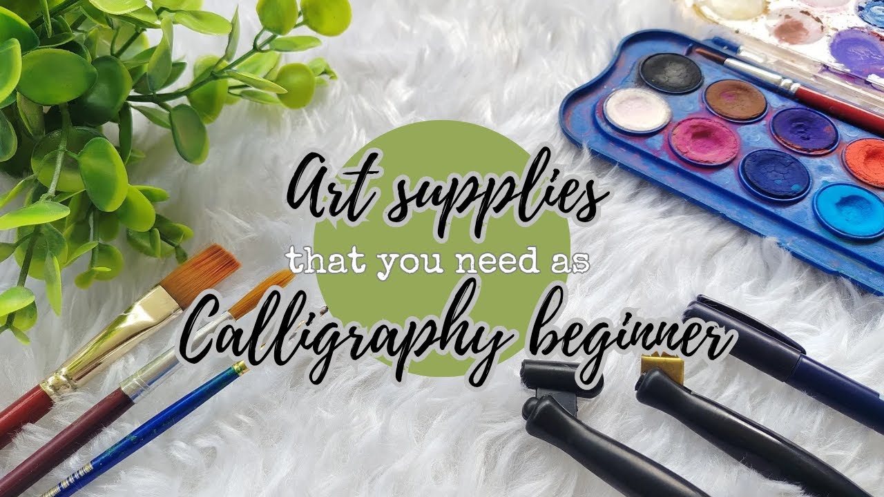 Basic Calligraphy Tools you need to know: What you need to get started?