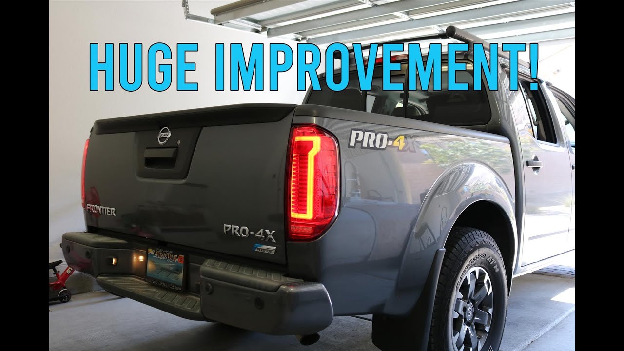 Установка светодиодных задних фонарей на мой Nissan Frontier