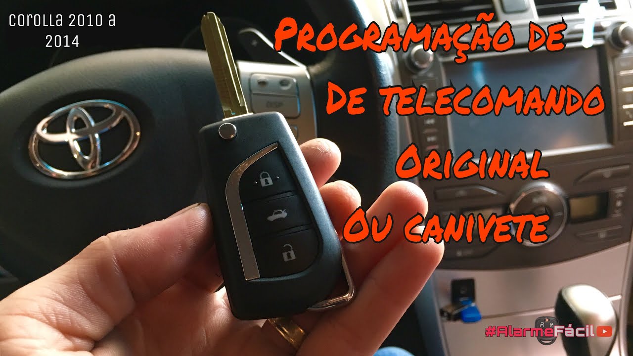 Como codificar chave (telecomando) Corolla 2014