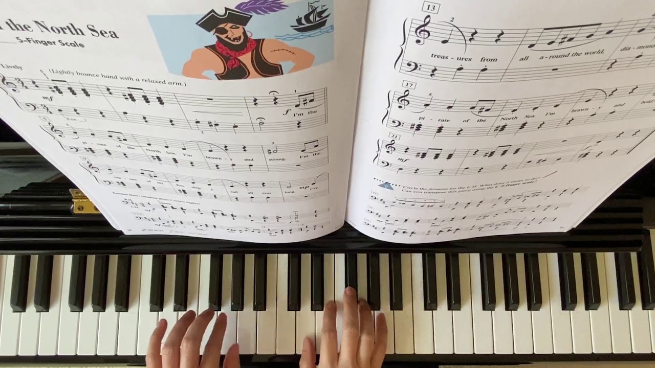 “ Pirate of the North Sea” Piano Adventure Lesson Book Level 2A