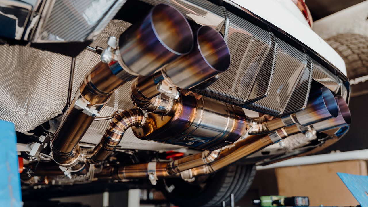 G80 M3 Gets a Titanium Valvetronic Exhaust and Downpipes!