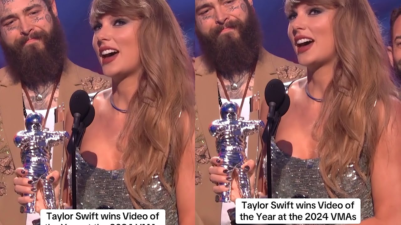Taylor Swift Wins Video OF The Year At The 2024 VMAs 🔥