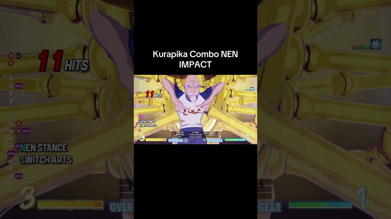 KURAPIKA COMBOS NEN IMPACT #hunterxhunter #arcsystemworks #fightinggames #fgc