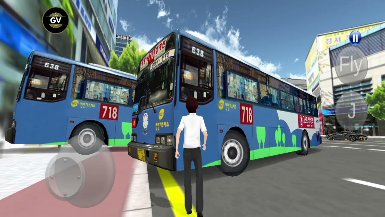 New Old City Hyundai Bus #1 - 3D Driving Class - Best Android Bus Simulator Game 2025