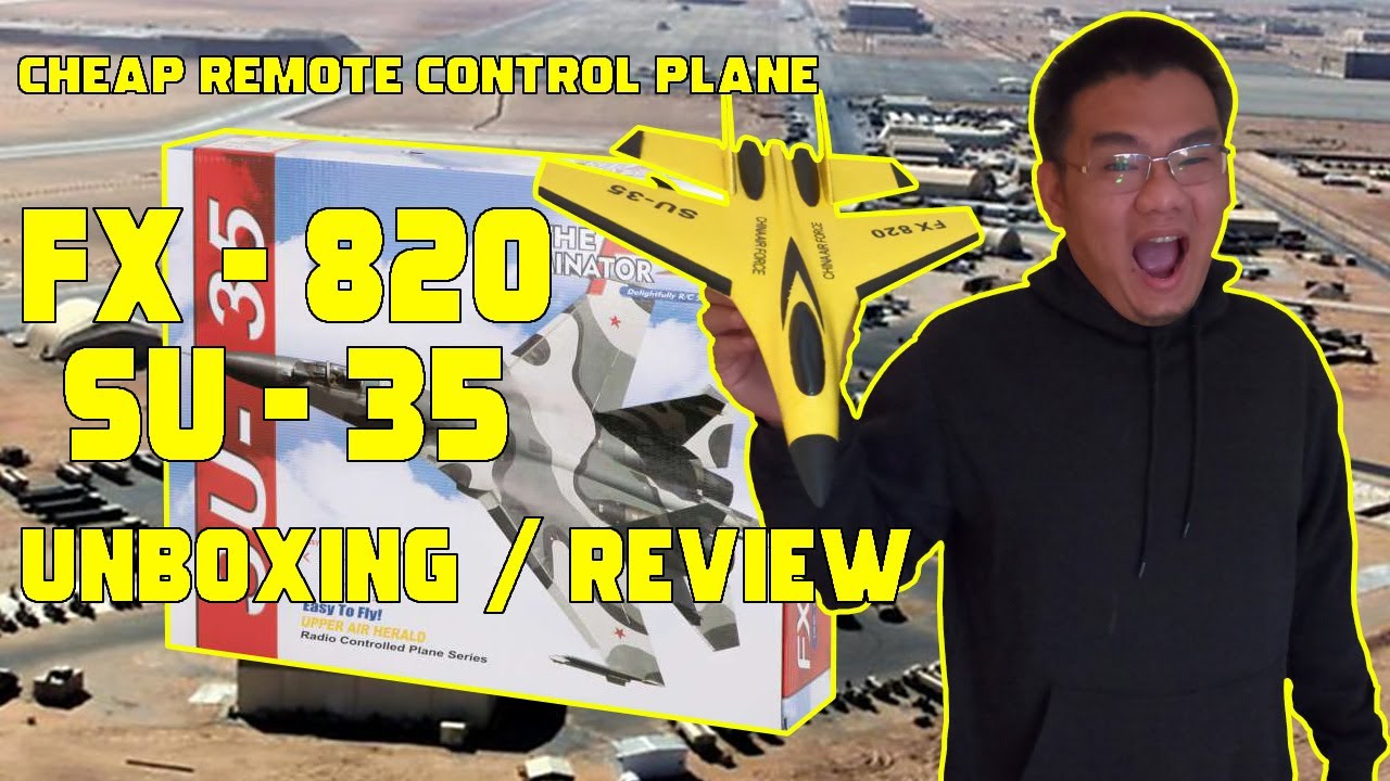 REMOTE CONTROL PLANE | FX-820 SU-35 UNBOXING/REVIEW [Tagalog/ENGLISH SUB]