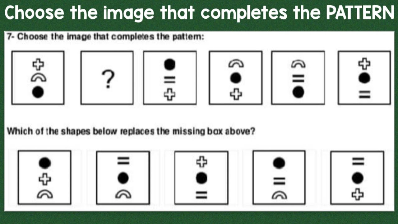 Choose the image that completes the pattern | Black circle Plus Equal Abstract Reasoning