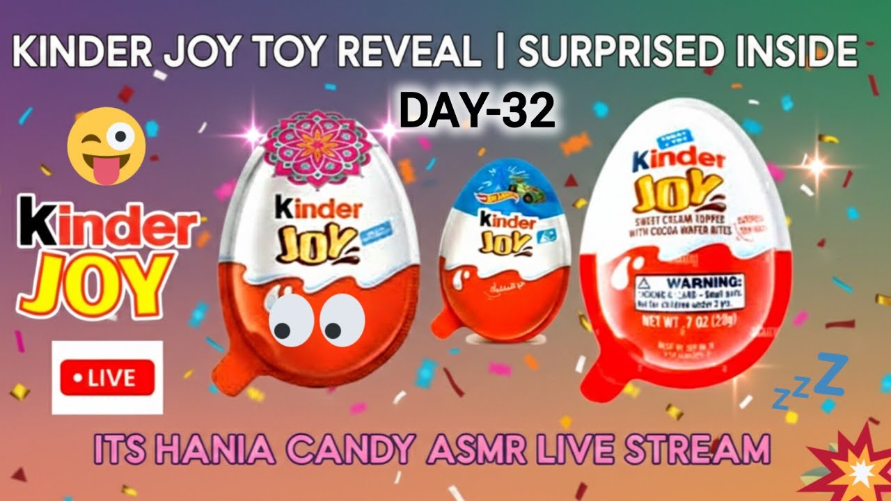 Opening Joy Eggs | ASMR Video | Kinder Joy |Cute Surprise Toy Reveal ❤️❤️
