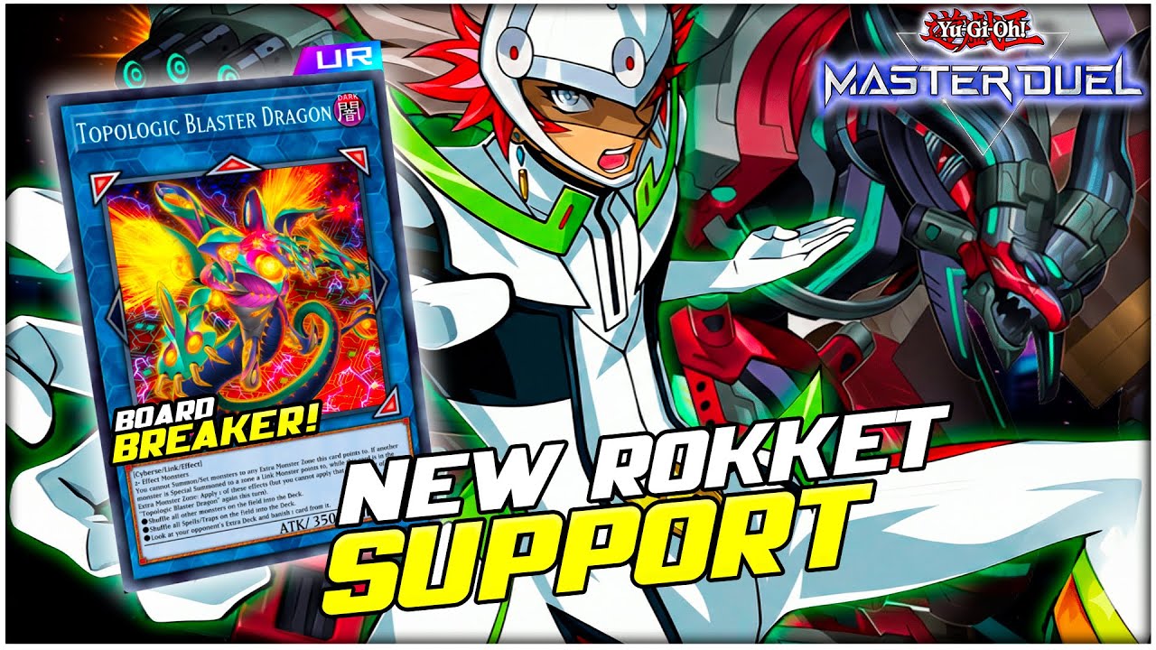 Pure Build! Rokket Deck ft. New Support / Topologic Blaster Dragon | Yu-Gi-Oh! Master Duel