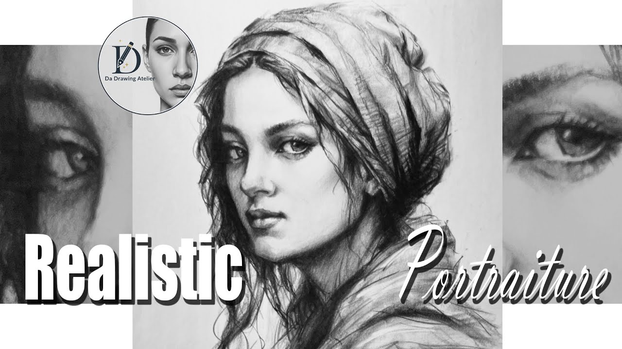 The Art of the Gaze | 11-Minute Realistic Portrait Drawing Logic | 凝视之美：炭笔写实中的神态捕捉与结构逻辑