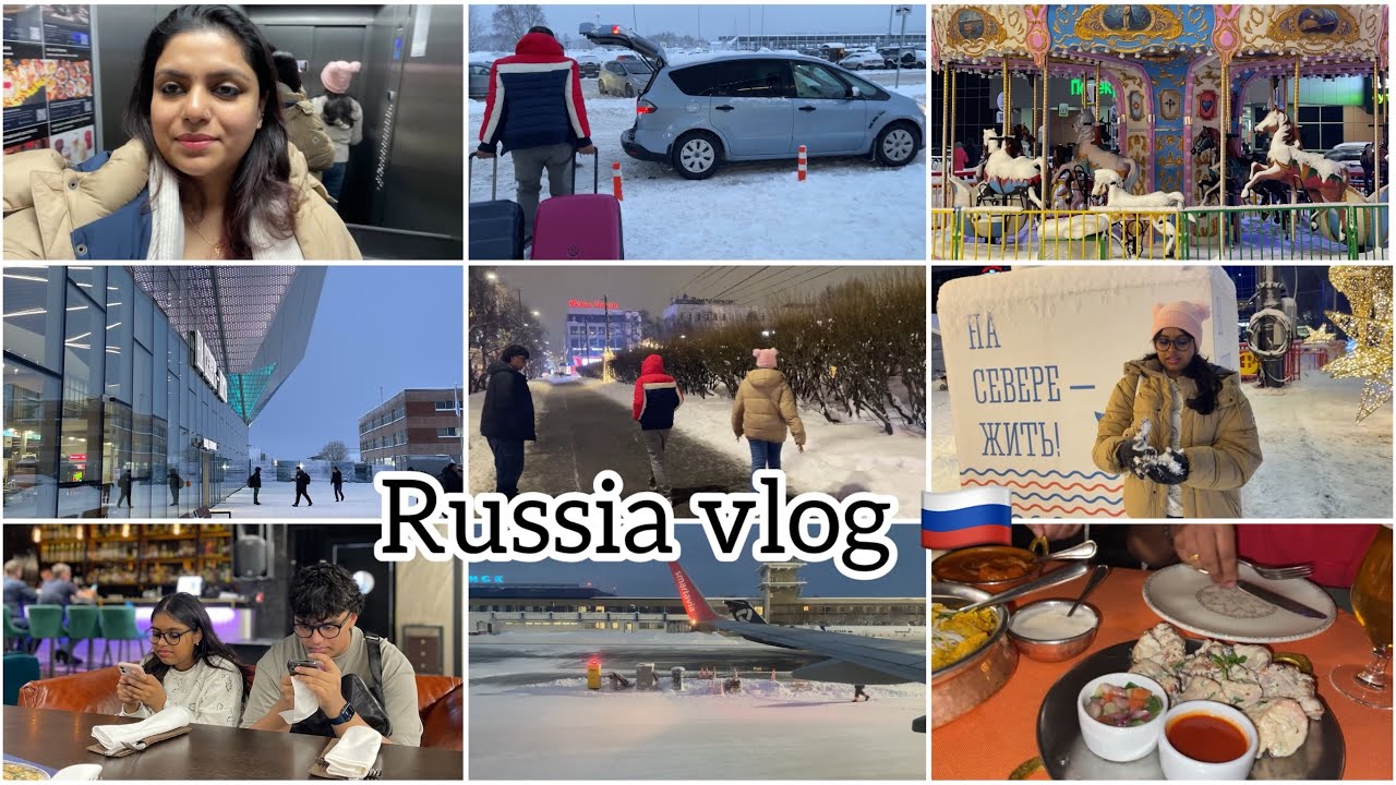 RUSSIA VLOG 🇷🇺 SAINT PETERSBURG TO MURMANSK ✈️ TRAVEL VLOG @tizzjuno 