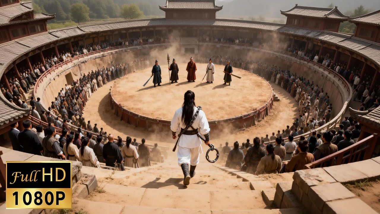 【FULL MOVIE】十大武器大師擂台爭霸，卻都敗給了這個在一旁玩鐵環的小伙！#吴映洁 #刘恺威 #杨蓉 #古装武侠 #chinesedrama #chinesekungfu