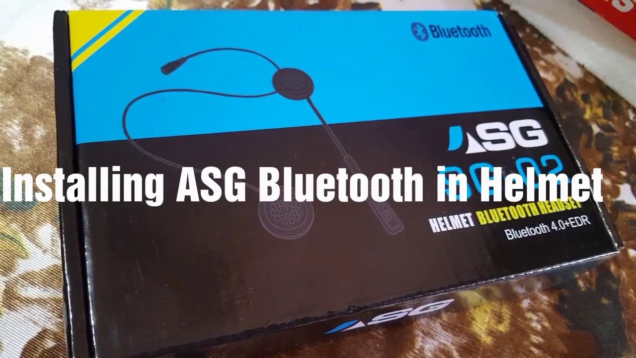 ASG Helmet Bluetooth | Installation
