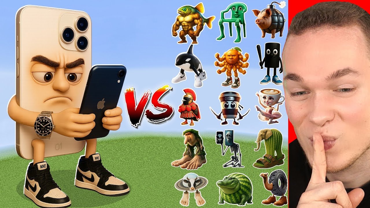 CELULARINI VICIOSINI Brainrot VS. ALLE BOSS MONSTER! (Minecraft)