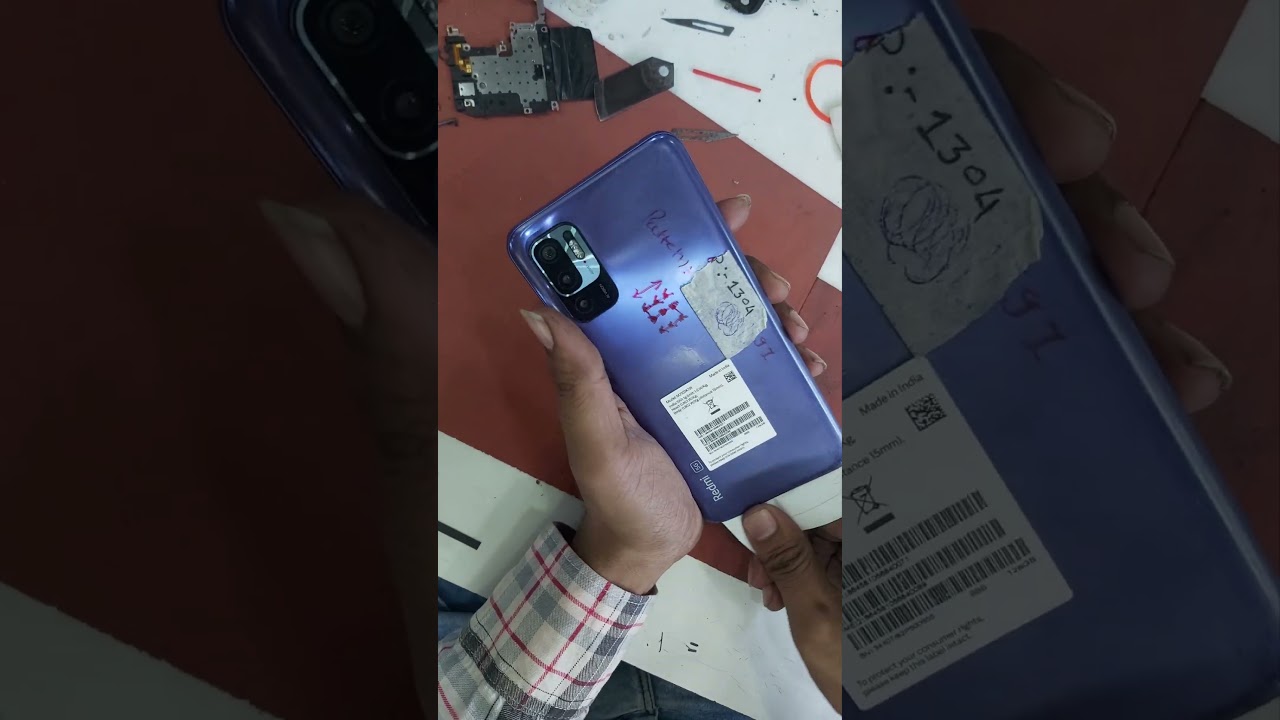 Redmi note 10t 5g back panel #shortvideo #repair #shorts