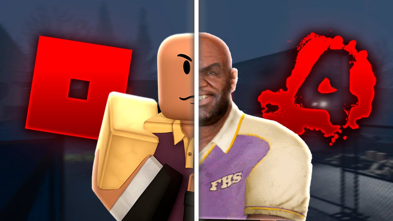 ¡Así se ven los clones de Left 4 Dead en Roblox!