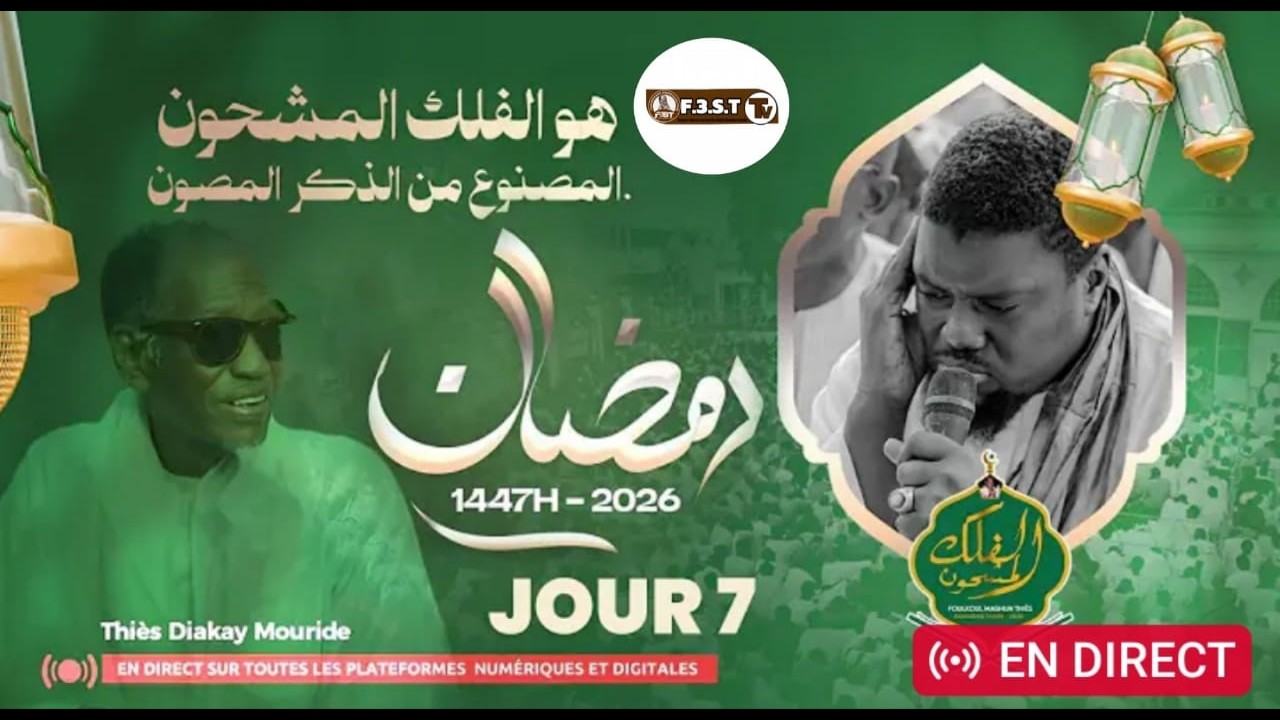 FOULKOUL MASHOUNE JOUR 7 DIAKAYE MOURIDE THIES KEUR SERIGNE SALIOU TOURE PAR SERIGNE IBRAHIMA GUEYE