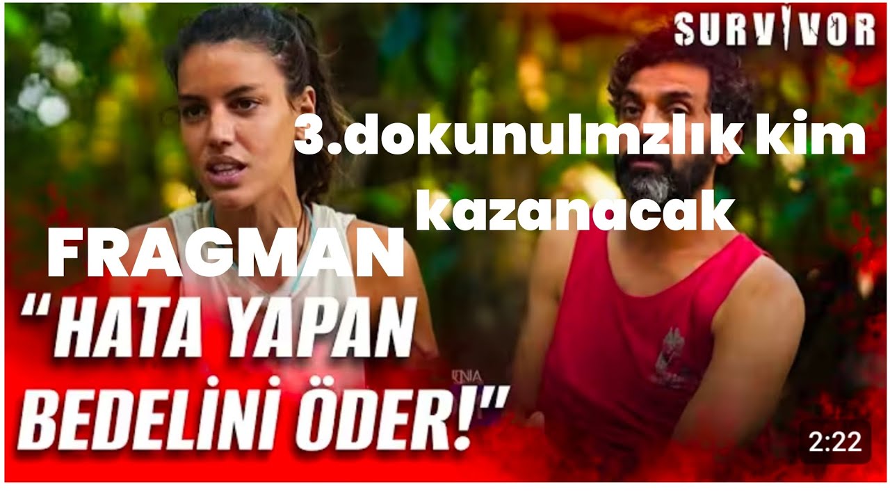 SURVİVOR YENİ BÖLÜM FRAGMANI | 3. Dokunulmazlık kim kazanacak #survivor #fragman  #dokunulmazlık