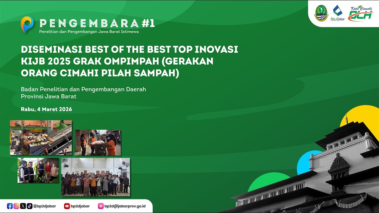 Pengembara #1 Diseminasi Best of the Best Top Inovasi KIJB 2025 GRAK OMPIMPAH