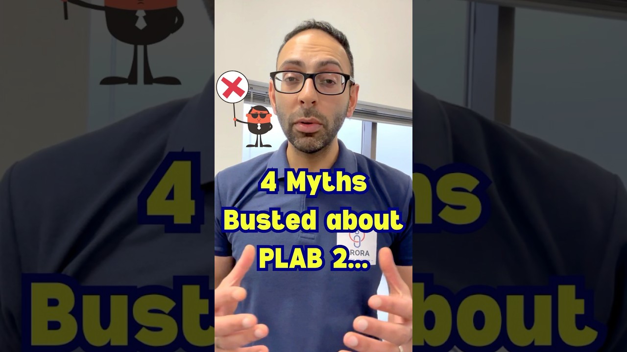 🤦‍♂️ Four MYTHS busted about UKMLA PLAB 2 prep… 