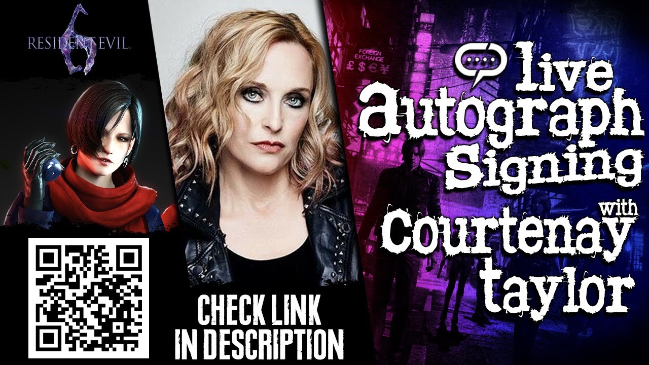 Courtenay Taylor | Resident Evil | Q&A and Autographs (10-29-22)