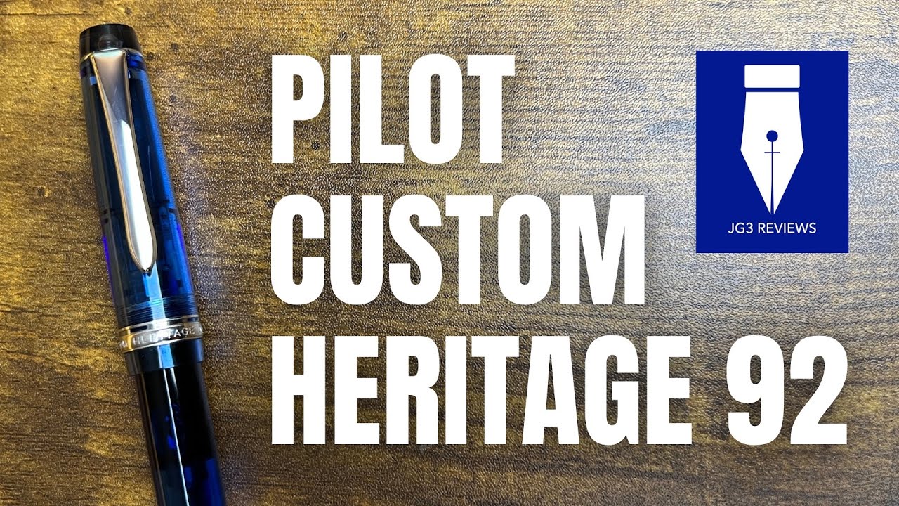 Обзор перьевой ручки Pilot Custom Heritage 92