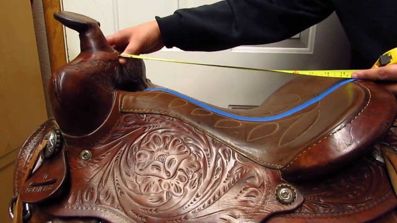 western saddle: true saddle measuring