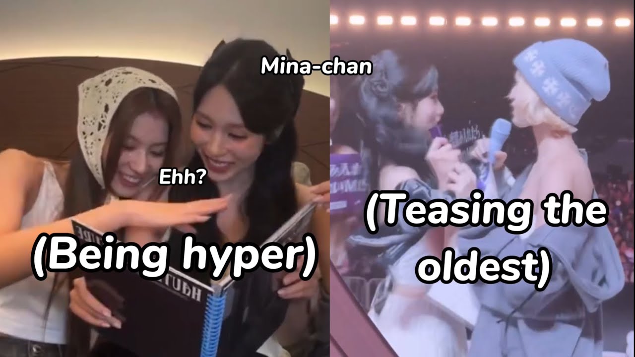 when mina finally become *maknae* but in misamo, this happens…