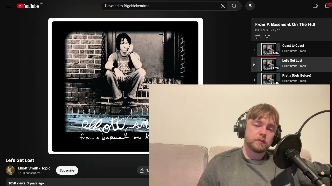 Elliott Smith - Let's Get Lost Reaction & First Time Listen