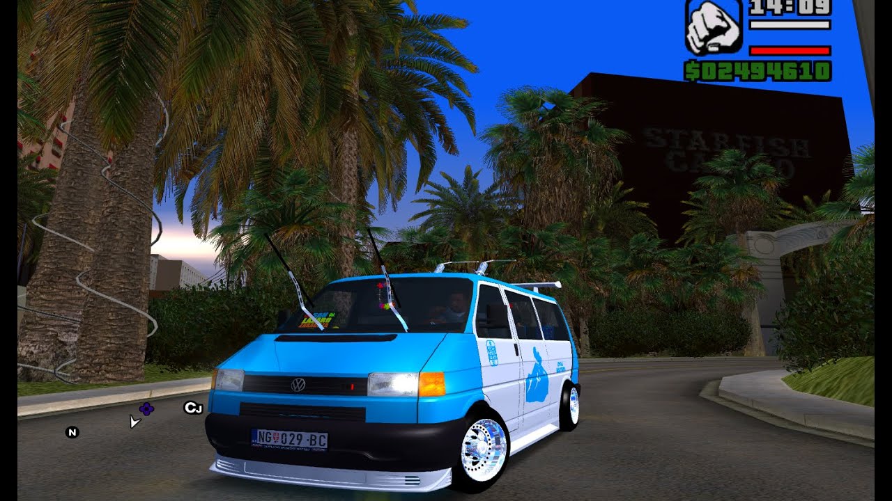 gta sa vw eurovan de la ruta 98 de  region chalco