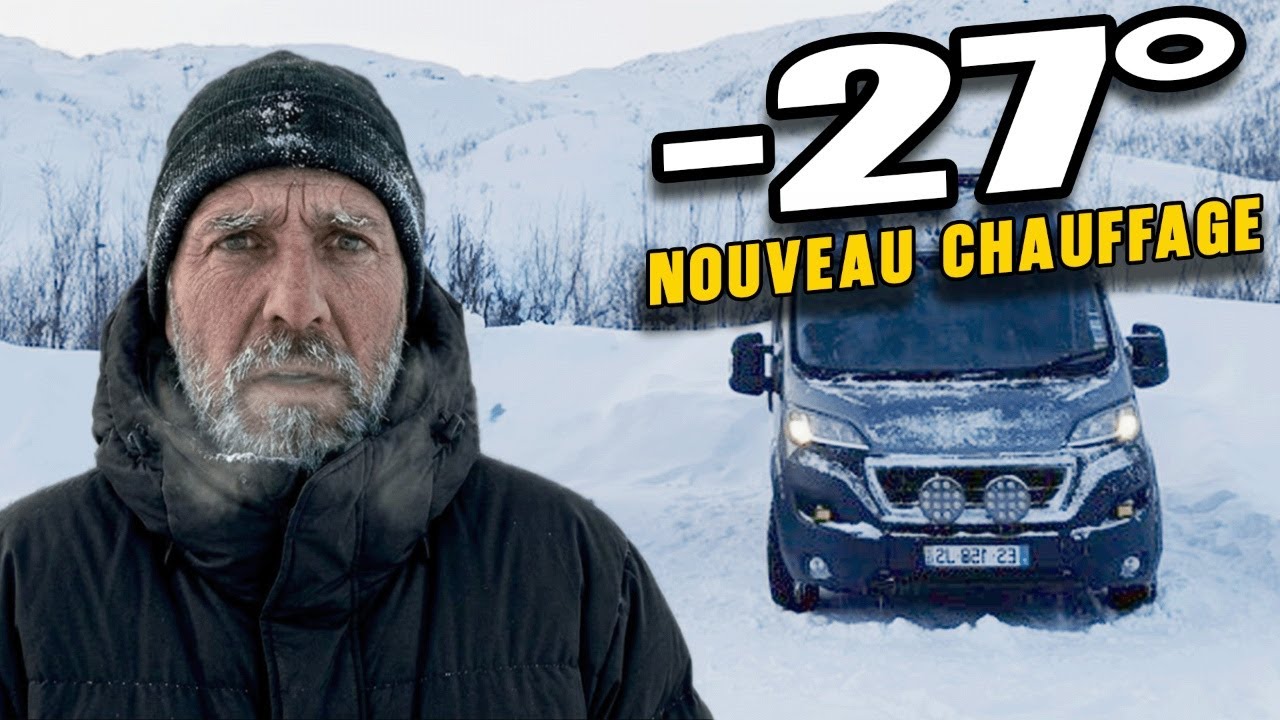 Suède:  -27° et un nouveau chauffage : ça va tenir ?