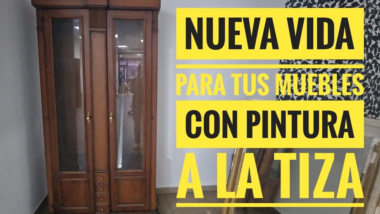 Como TRANSFORMAR una Vitrina con CHALK PAINT Y PAPEL PINTADO