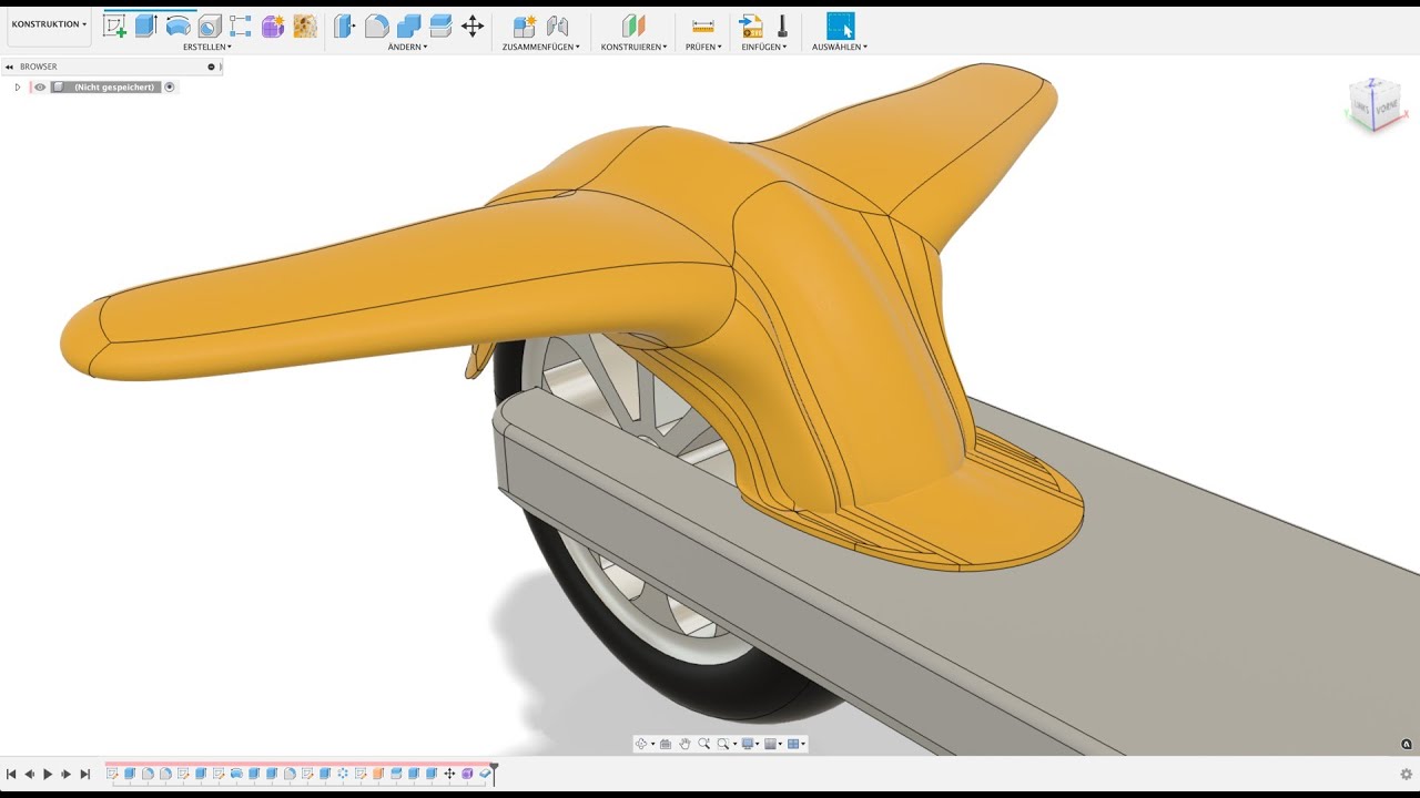 Jeder kann komplizierte Formen! Dank Fusion 360 Tutorial CAD Deutsch