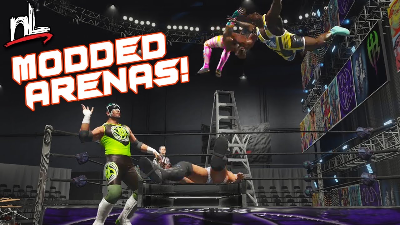 Modded Arenas in WWE 2K23!