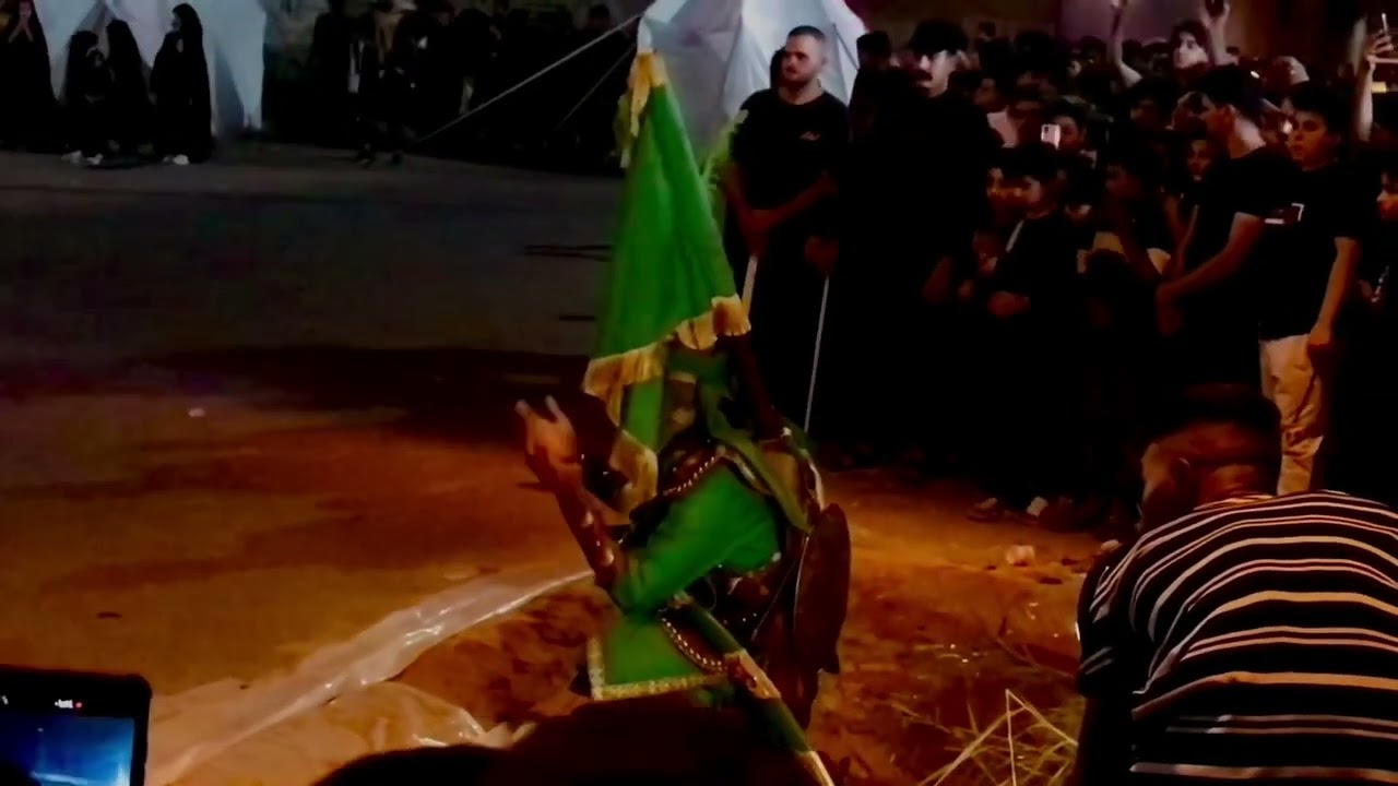 موكب شهيد الله منطقة الكسره تصوير سجاد الخفاجي يوم10محرم حرق الخيام