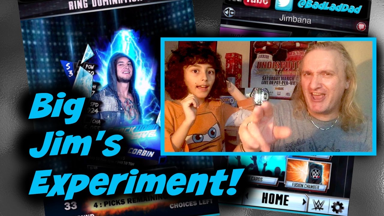 WWE SuperCard S3 Ep09 : Big Jim's Experiment!