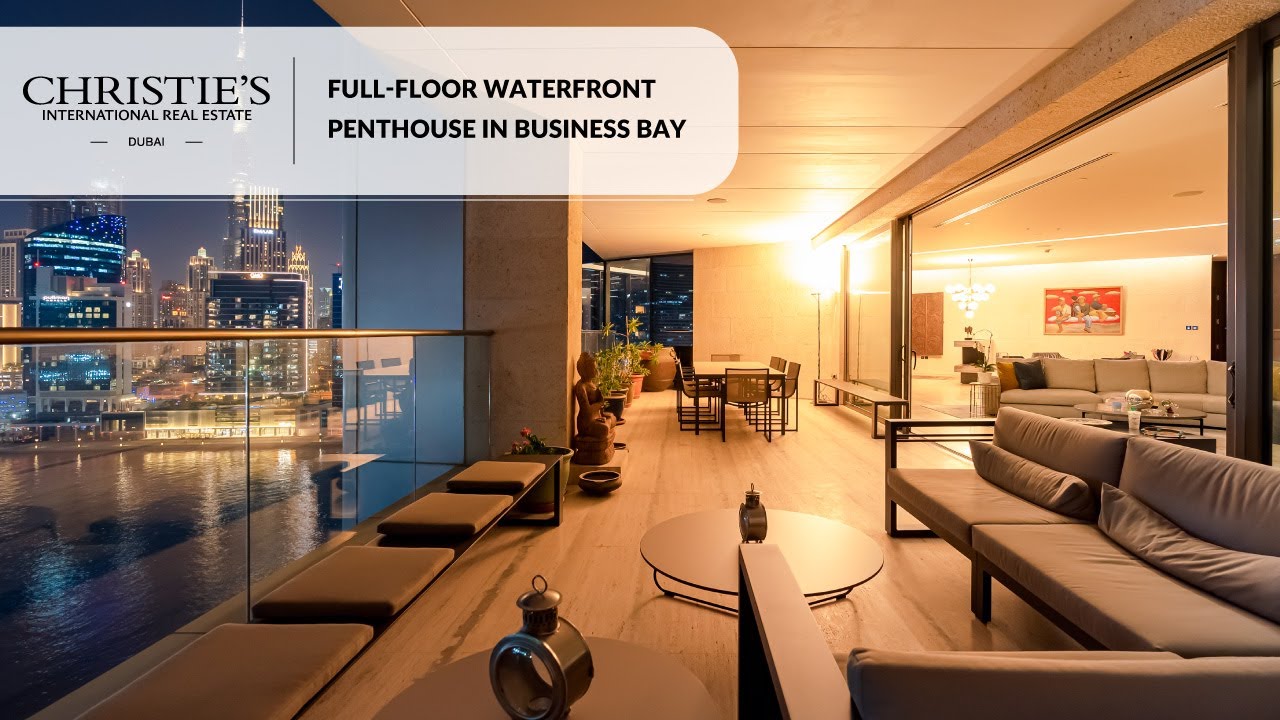 Full-Floor Waterfront Penthouse in Business Bay
