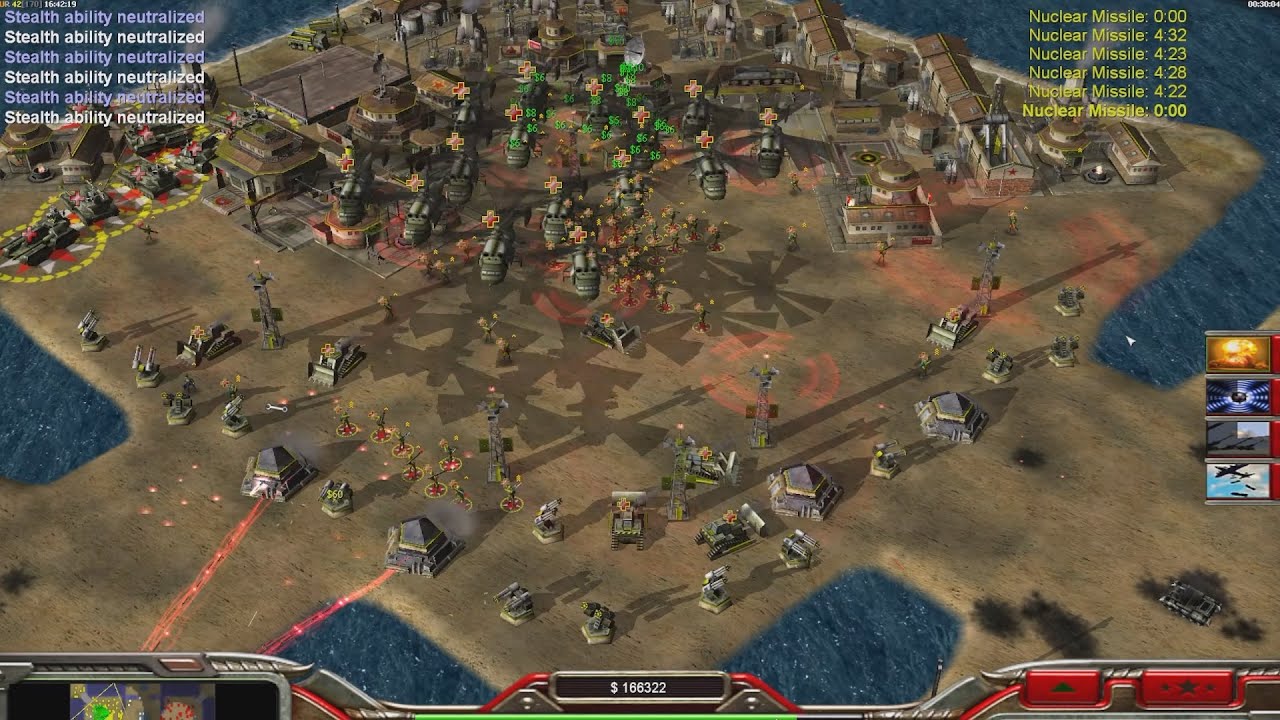 CHINA BOSS - Command & Conquer Generals Zero Hour - 1 vs 7 HARD Gameplay