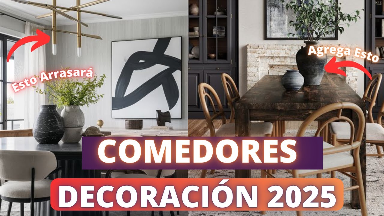 DECORACIÓN COMEDORES 2025! ESTO ARRASARÁ EL PRÓXIMO AÑO